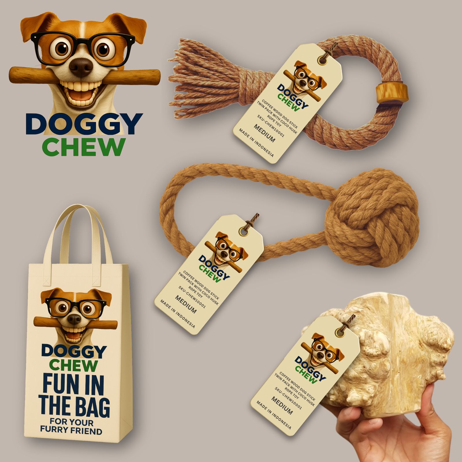 Doggy Chew Multi Pack x3