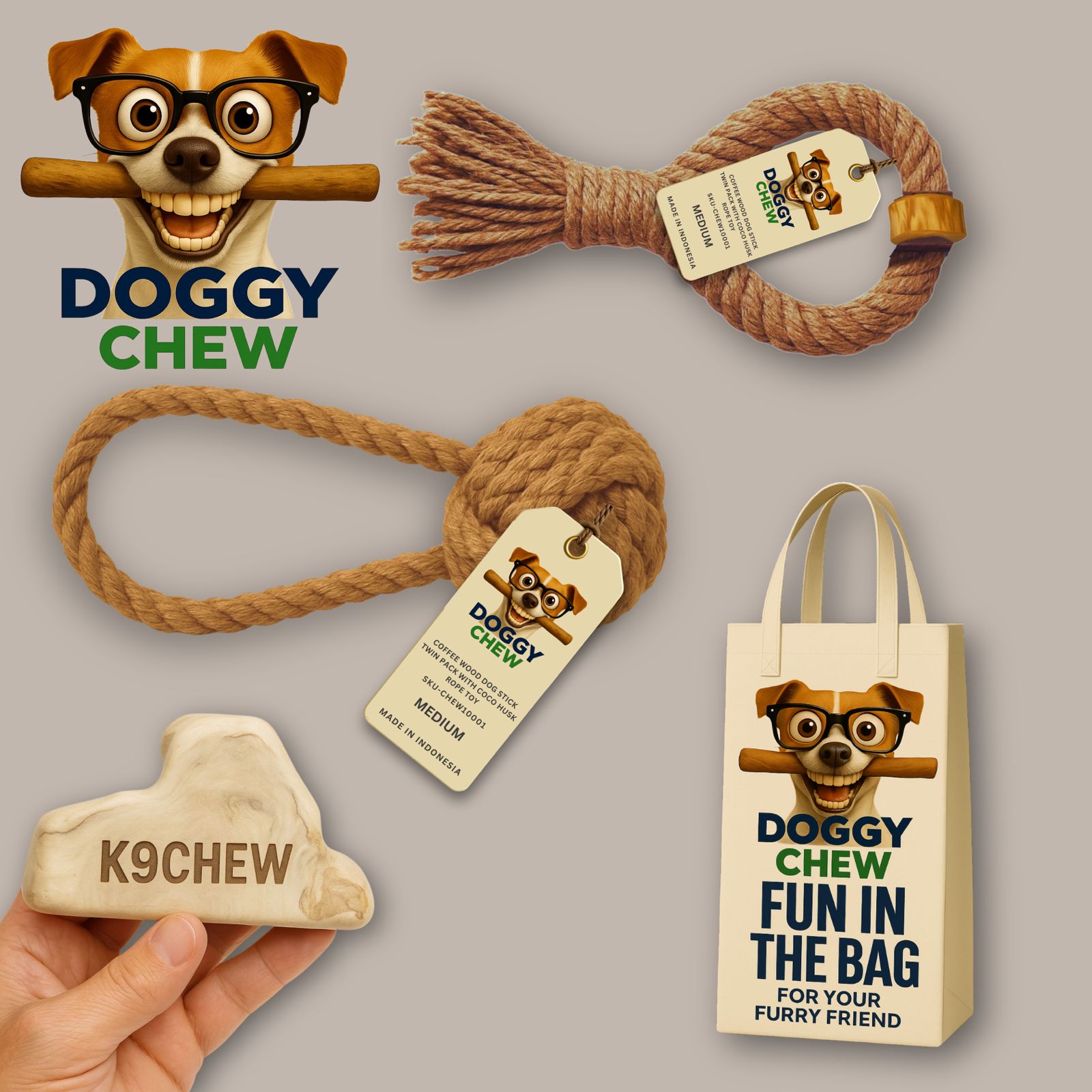 Doggy Chew Multi Pack x3