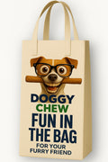 DOGGY CHEW 'FUN BAG' FREE WITH 'MULTI-PACK' ORDERS, PLUS WHO CAN CHEW 'EM & BENEFITS!