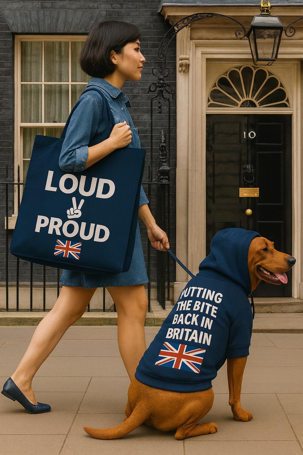 Loud & Proud UK Dog Hoodies with FREE BAG!