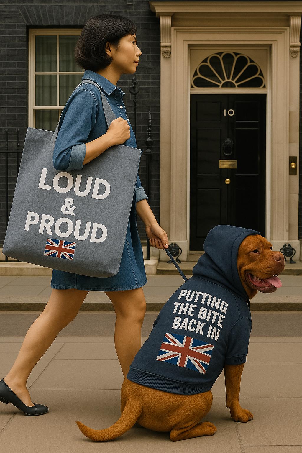 Loud & Proud UK Dog Hoodies with FREE BAG!