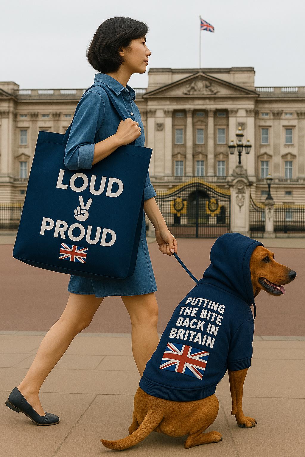 Loud & Proud UK Dog Hoodies with FREE BAG!
