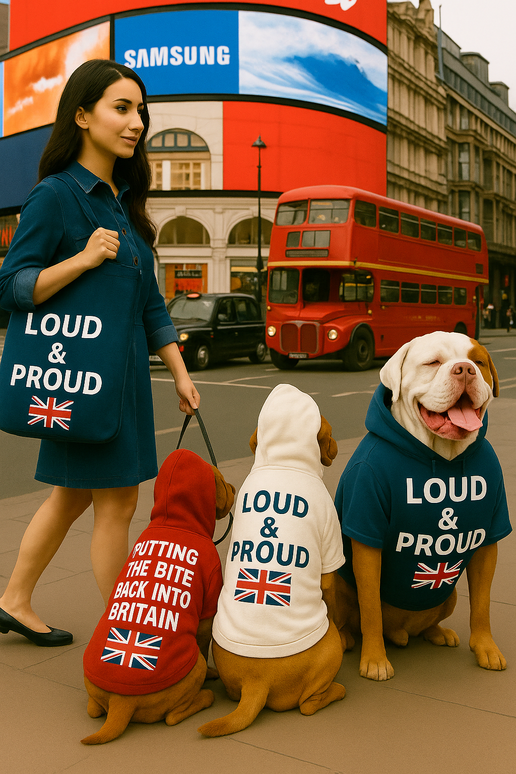 Loud & Proud UK Dog Hoodies with FREE BAG!